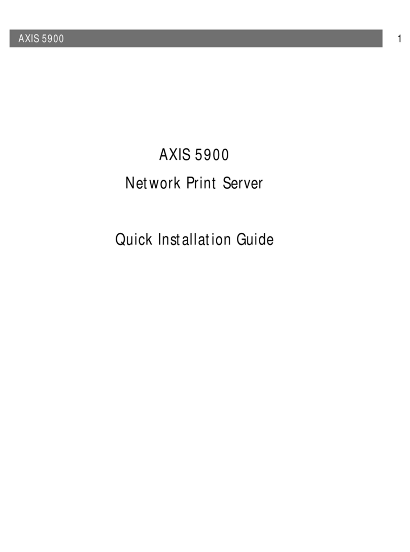 Axis AXIS 5900 Quick installation guide