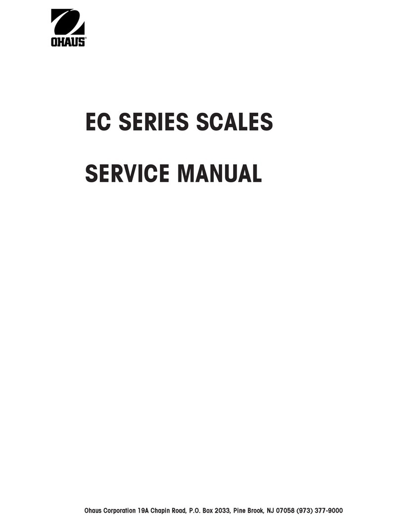 OHAUS EC Series User manual
