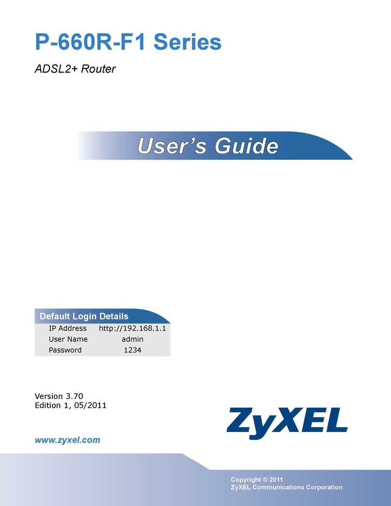 ZyXEL Communications P-660R-F1 series user guide ZyXEL Communications P-660R-F1 series user guide