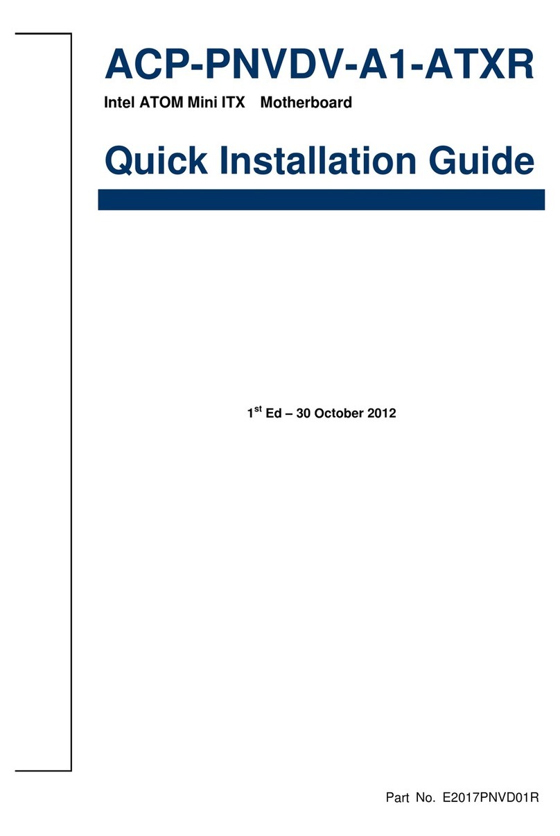Avalue Technology ACP-PNVDV-A1-ATXR User manual