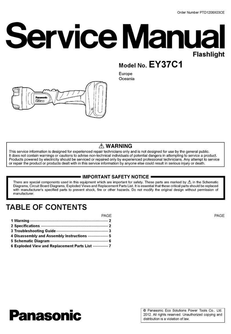 Panasonic EY37C1 User manual