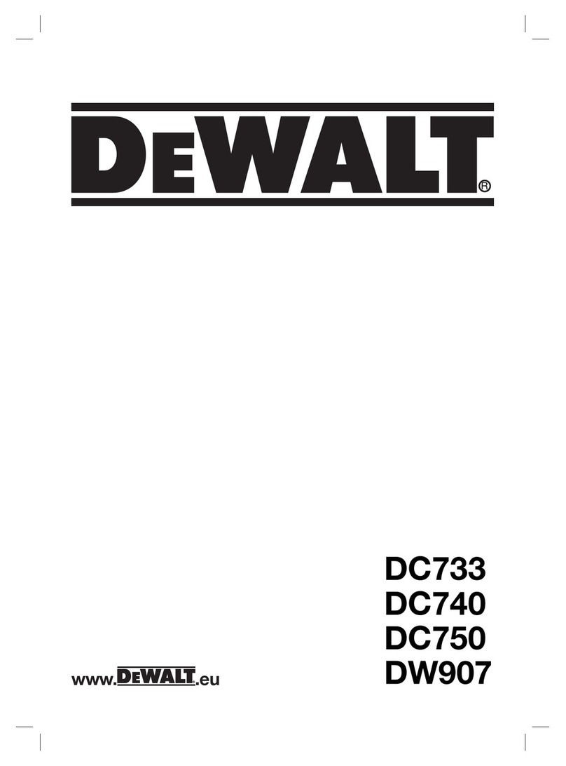 DeWalt DC733 user guide