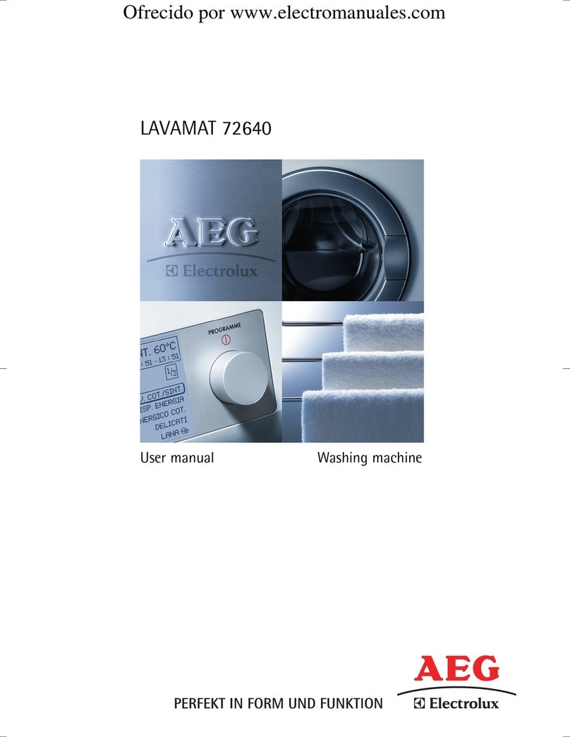AEG Electrolux LAVAMAT 72640 user manual
