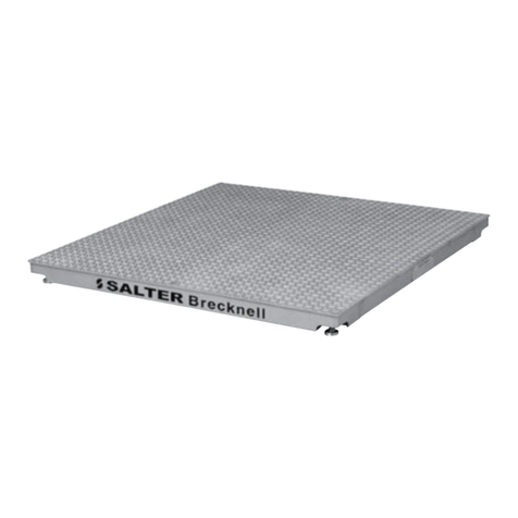 Salter Brecknell Pegasus Floor Scale User manual