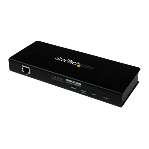 StarTech.com SV1108IPEXT User manual StarTech.com SV1108IPEXT User manual