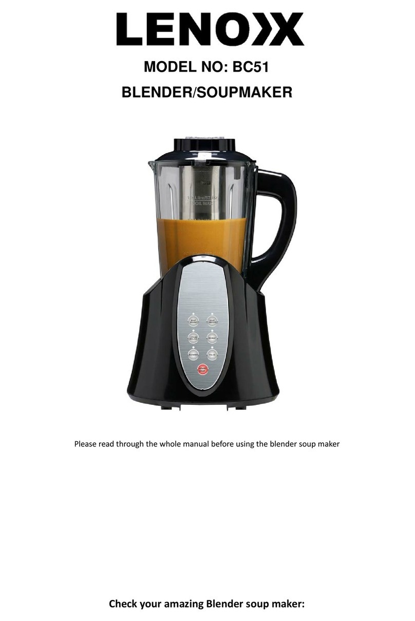 Lenoxx BC51 user manual Lenoxx BC51 user manual