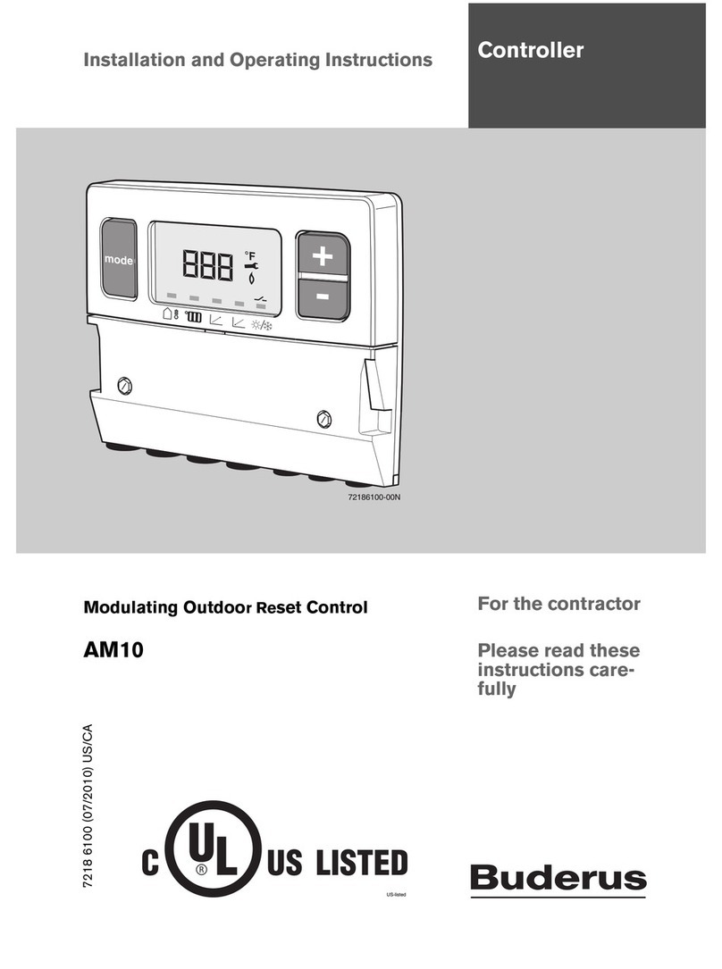 Buderus AM10 User manual
