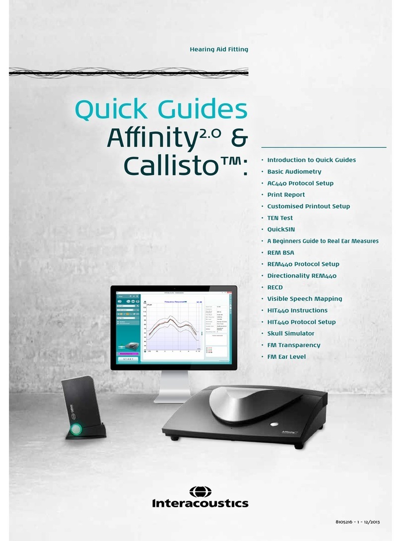 Interacoustics Affinity2.0 Quick guides