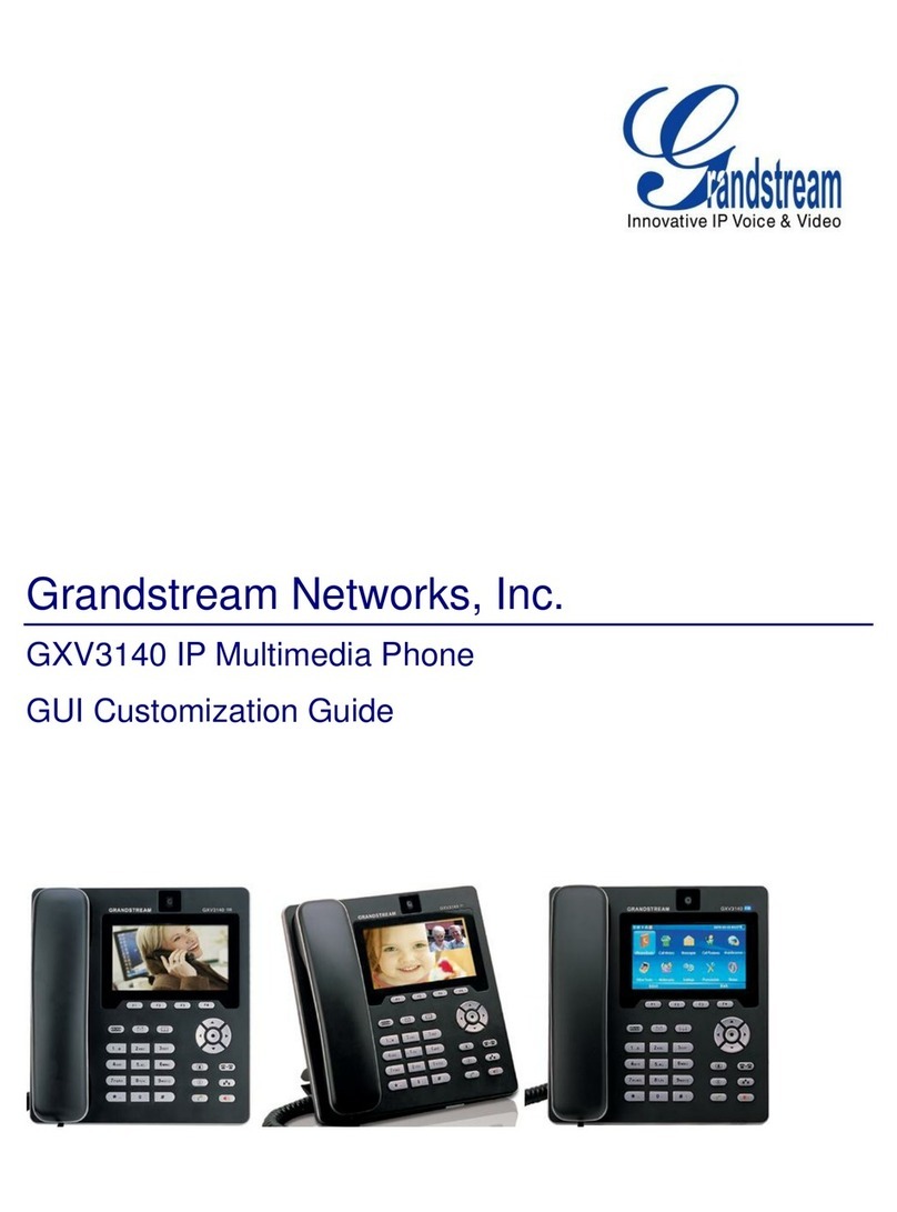 Grandstream Networks GXV-3140 User manual