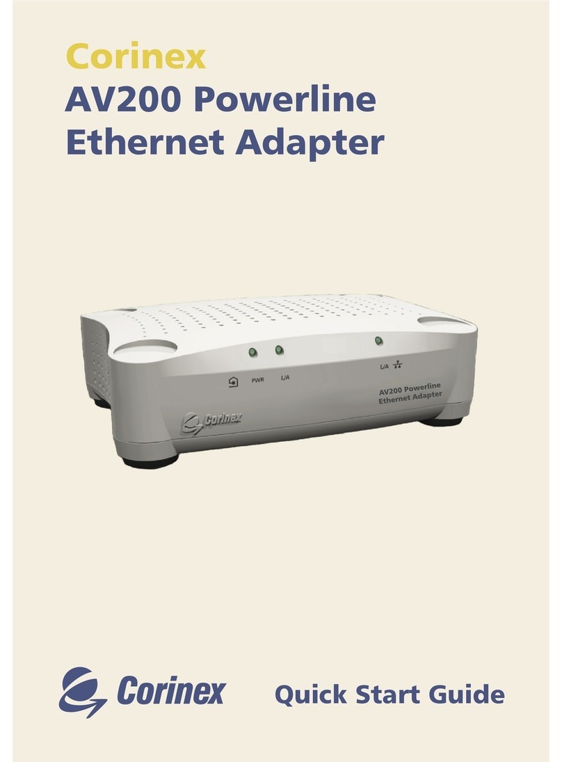 Corinex AnyWire Connectivity AV200 quick start guide