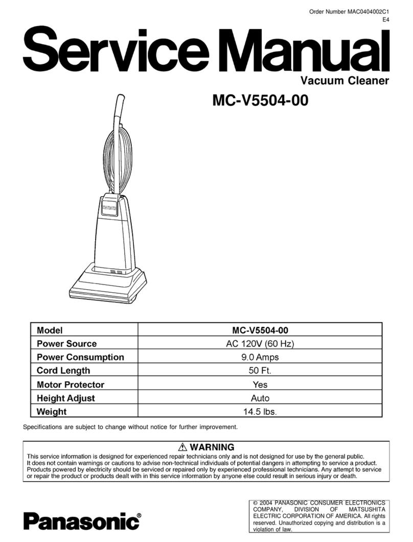 Panasonic MC-V5504-00 Service manual
