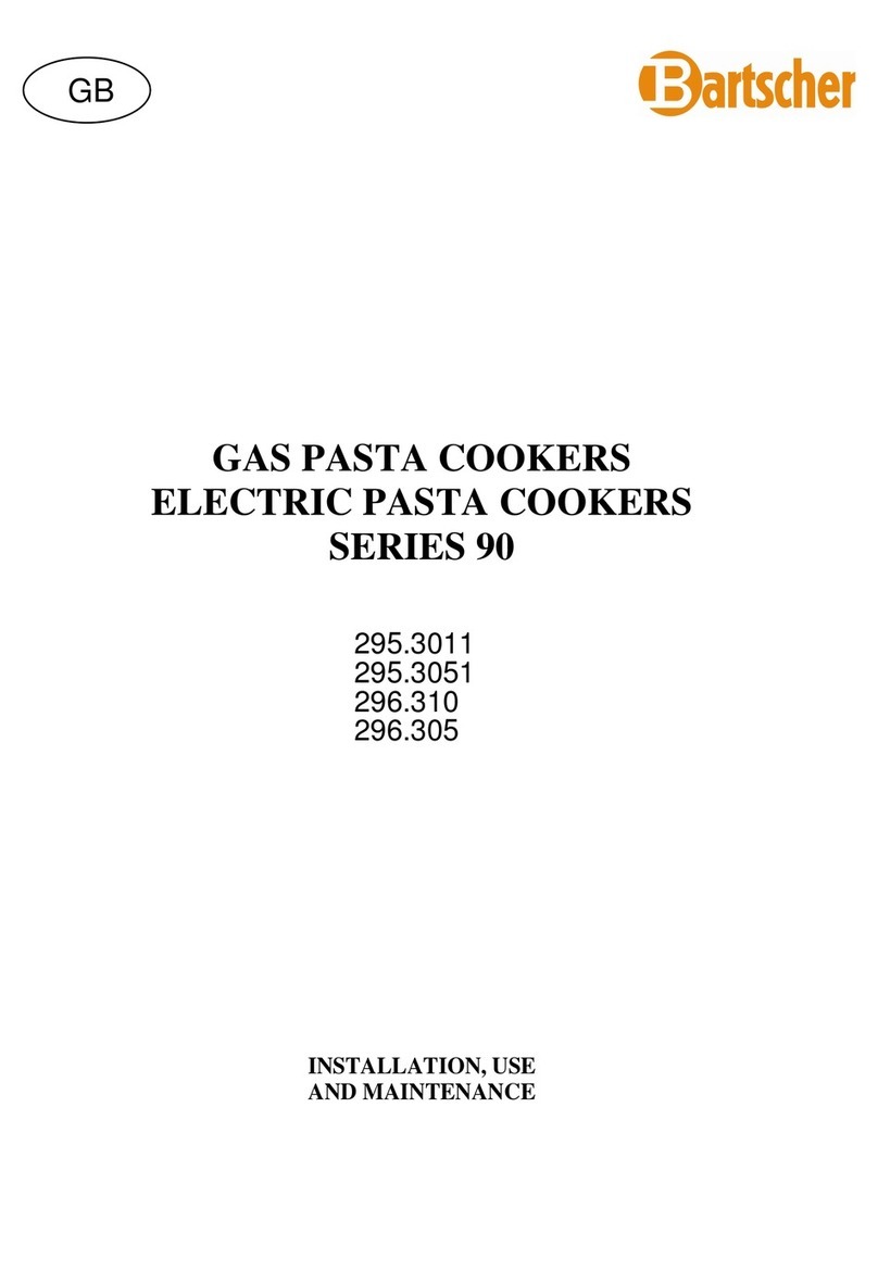 Bartscher 295.3011 Quick start guide