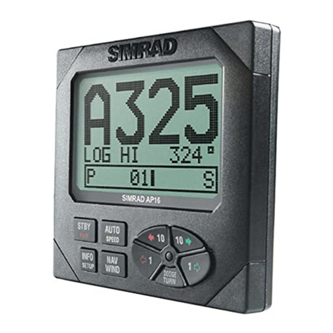 Simrad AP16 User manual Simrad AP16 User manual