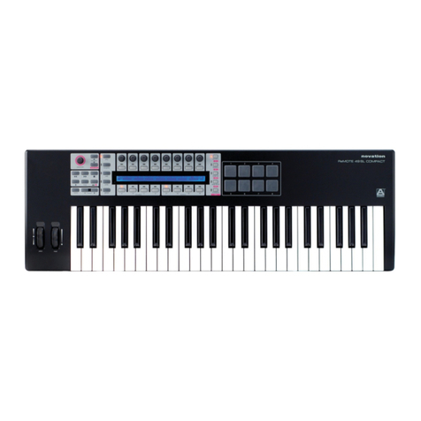 Novation ReMOTE SL COMPACT User manual