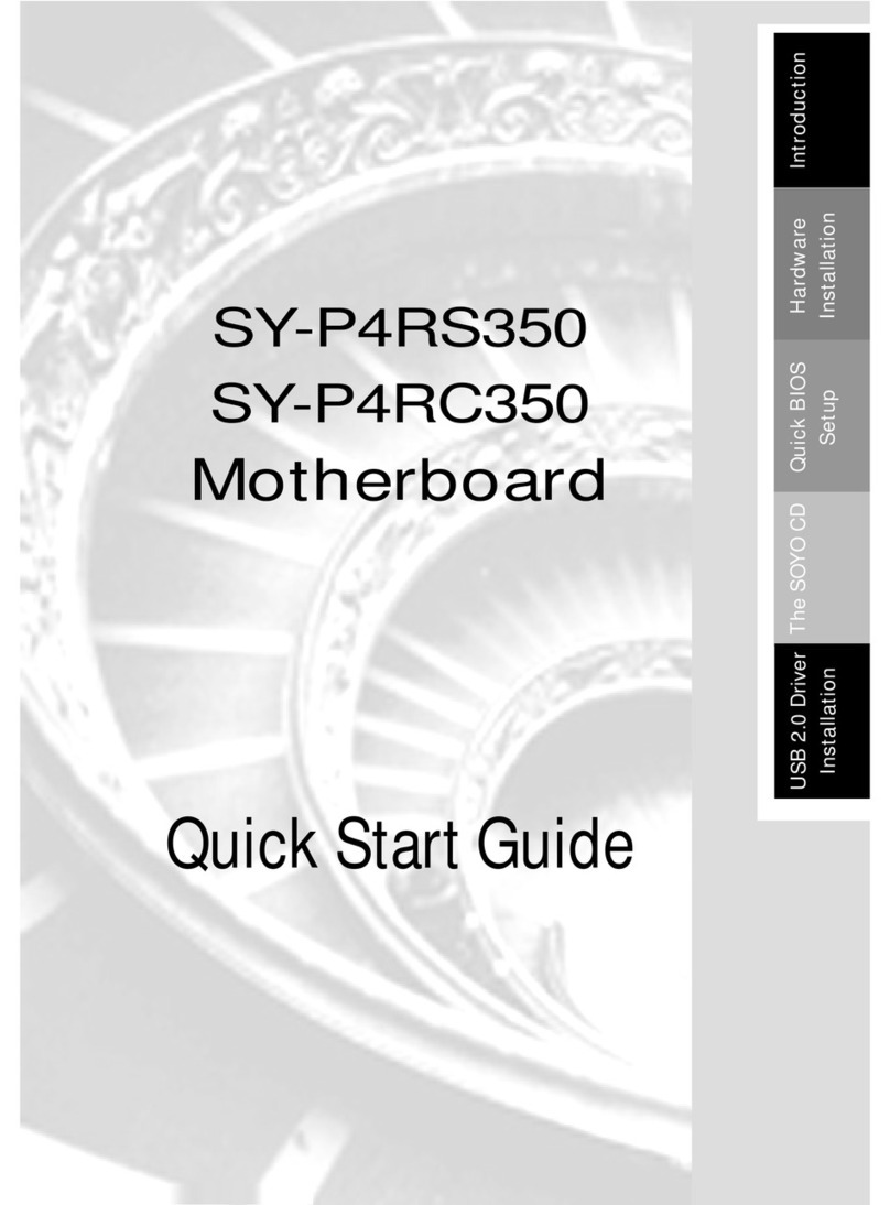 SOYO SY-P4RS350 User manual SOYO SY-P4RS350 User manual