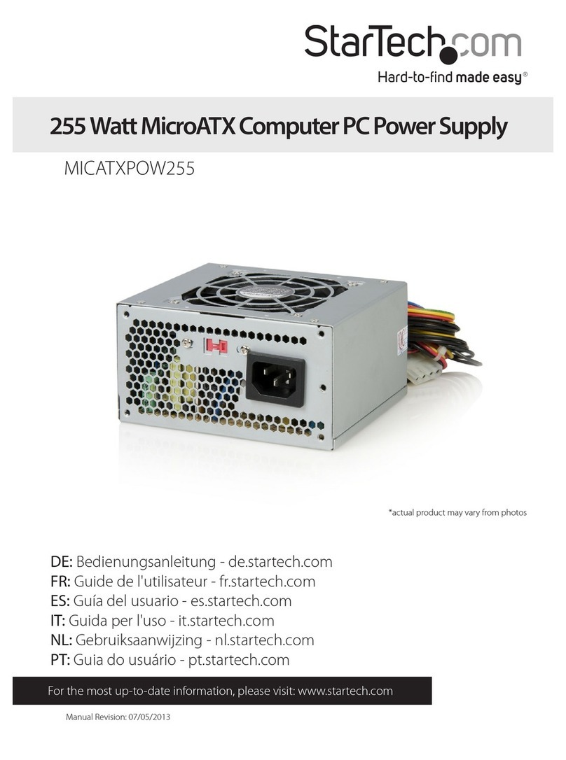 StarTech.com MICATXPOW255 User manual