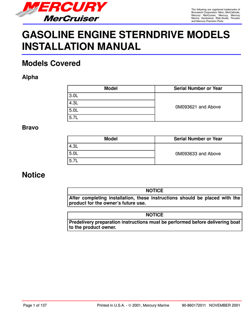 Mercury Alpha User manual