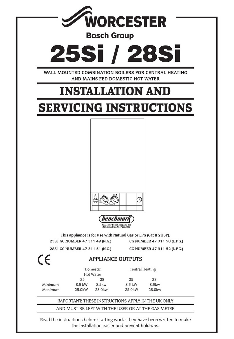 Worcester GREENSTAR 25Si User guide Worcester GREENSTAR 25Si User guide