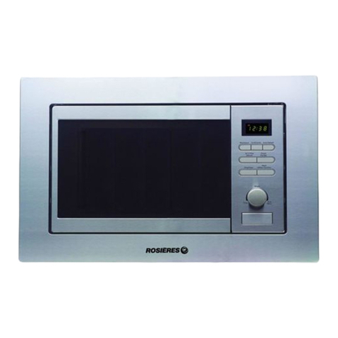ROSIERES RMG 200 MRB instruction manual