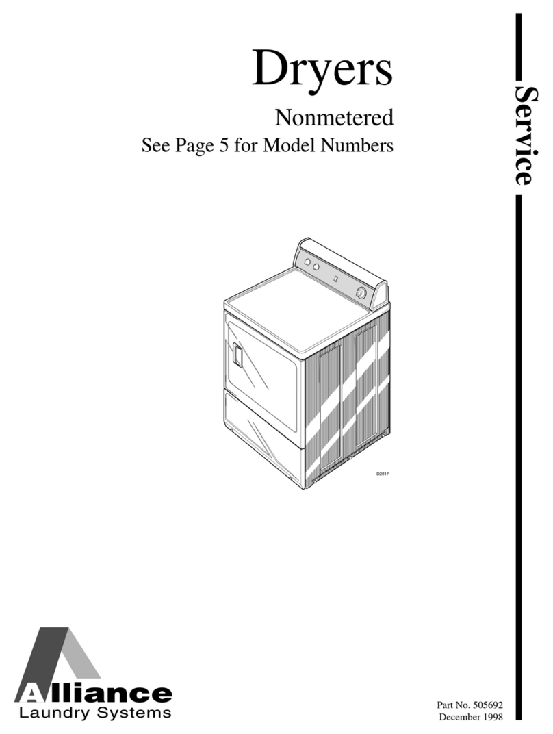 Alliance Laundry Systems LES19A SERIES Service manual Alliance Laundry Systems LES19A SERIES Service manual