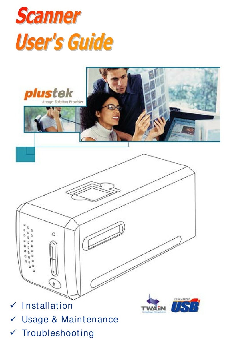 Plustek Scanner User manual