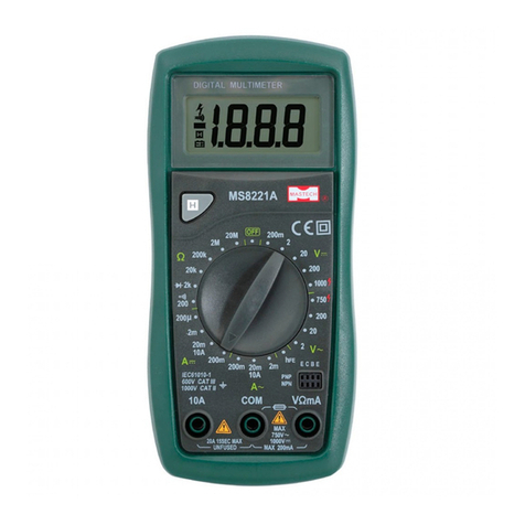 Mastech MS8221 user manual