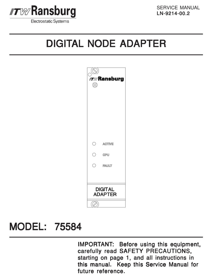 Ransburg 75584 Service manual
