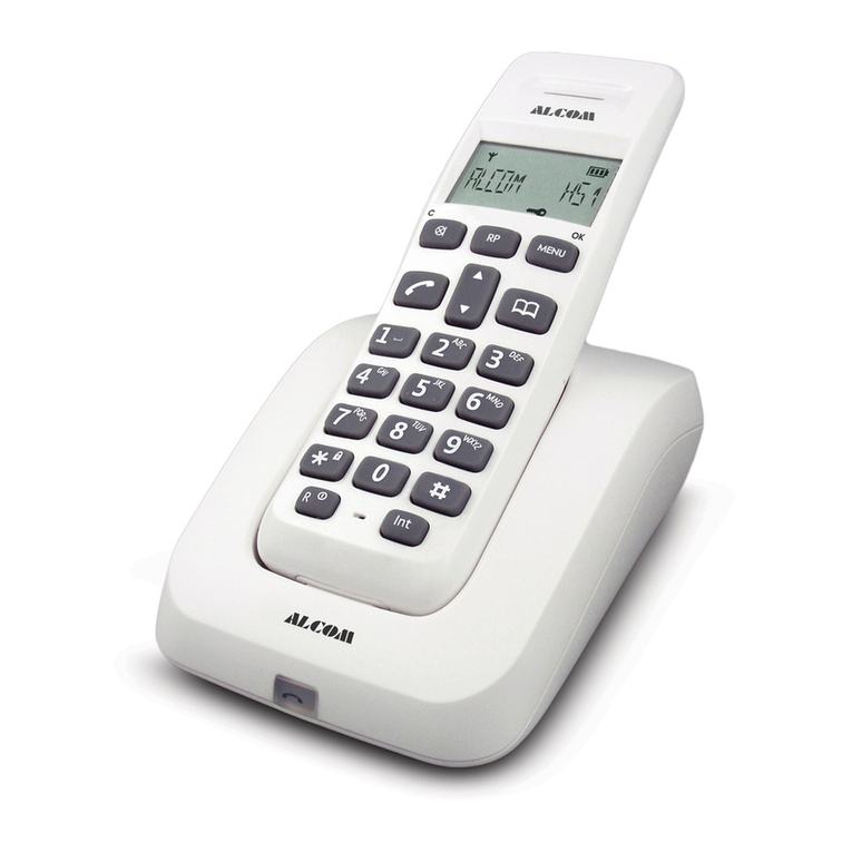 ALcom Studio Digital Cordless Phone User manual