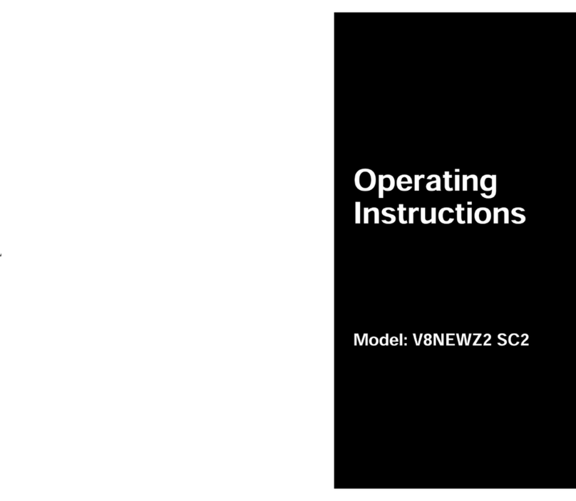 Nursery V8NEWZ2 SC2 operating instructions