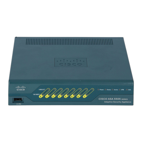 Cisco 5505 - ASA Firewall Edition Bundle User manual Cisco 5505 - ASA Firewall Edition Bundle User manual