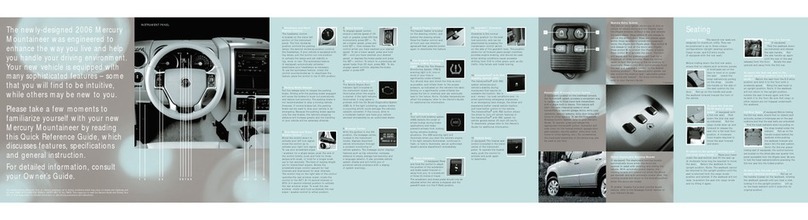 Mercury 2006 Mountaineer User manual