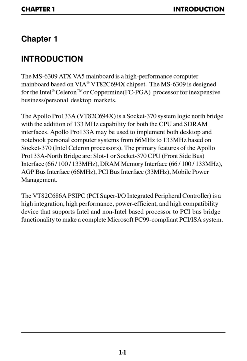 MSI MS-6309 ATX VA5 User manual