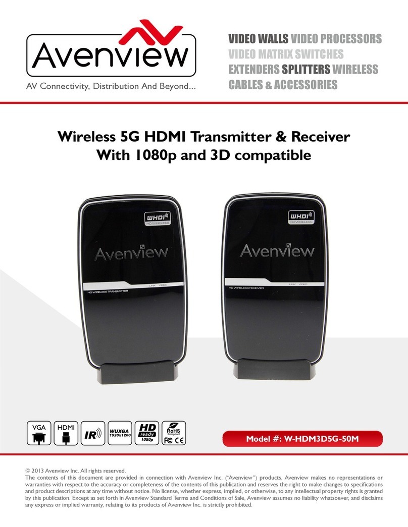 Avenview W-HDM3D5G-50M instructions
