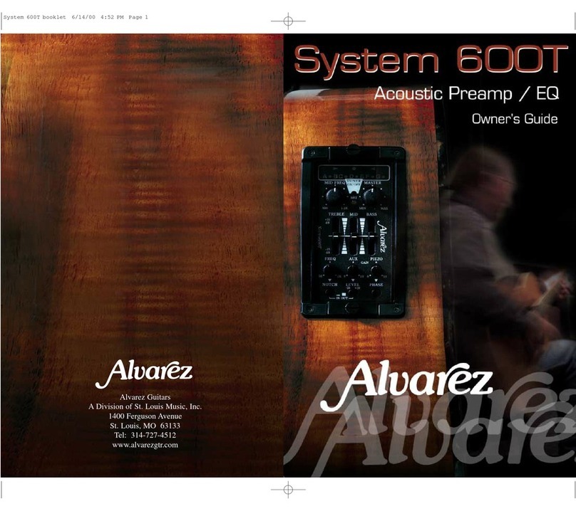 Alvarez System 600T owner's guide