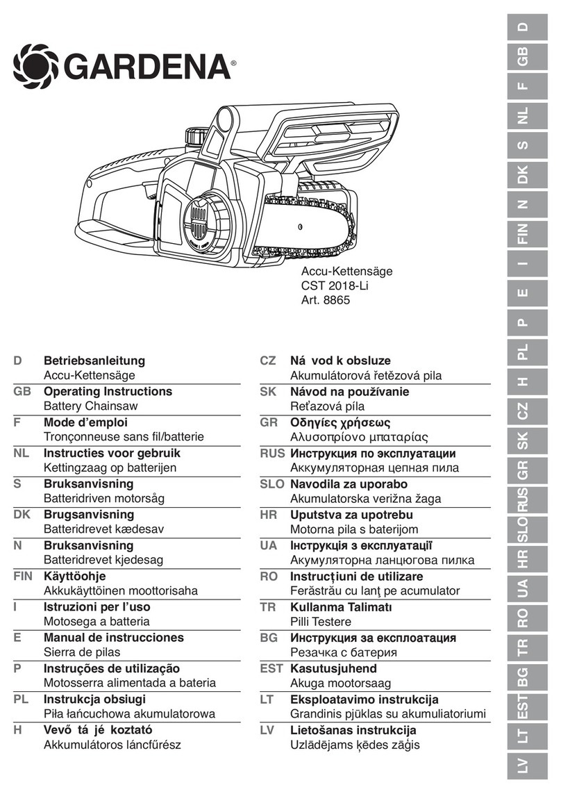 Gardena CST 2018-Li User manual