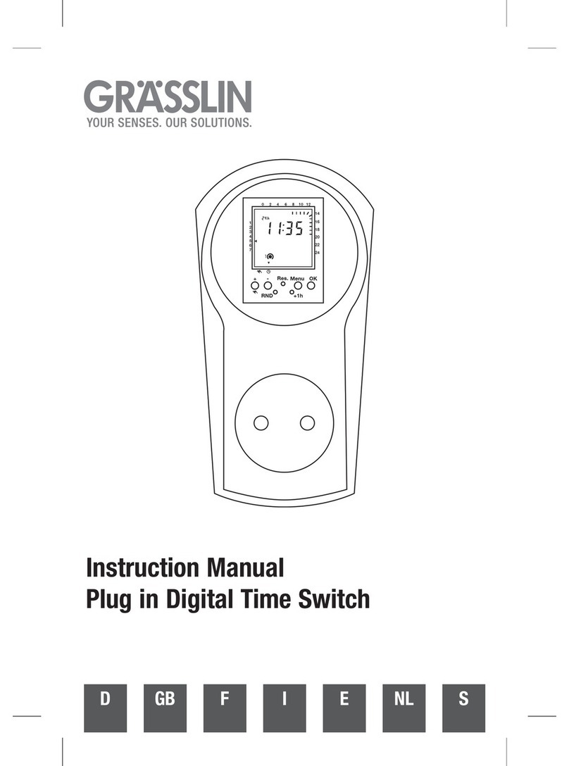 Grasslin Plug in Digital Time Switch instruction manual