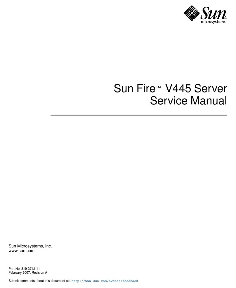 Sun Microsystems Sun Fire V445 User manual