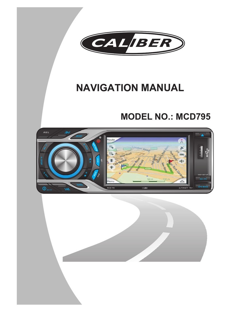 Caliber MCD795 Navigation manual