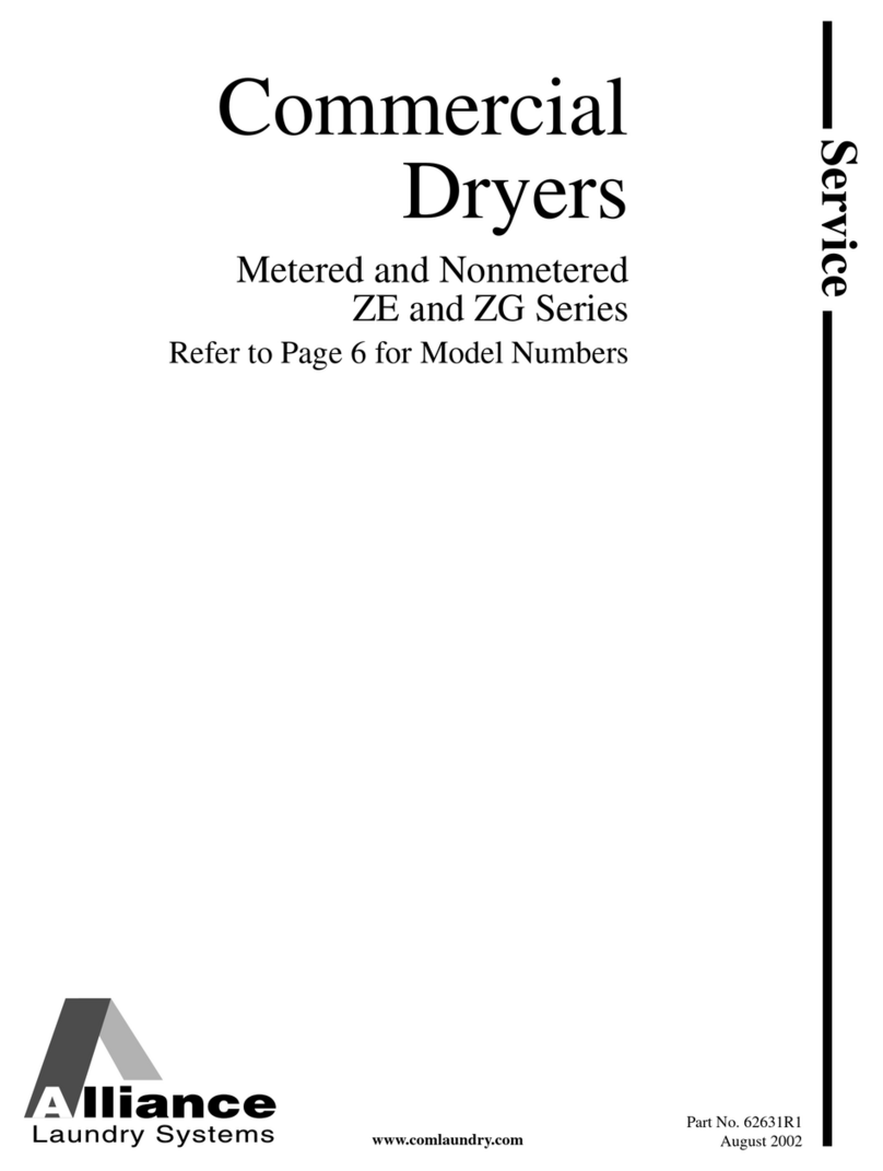 Alliance Laundry Systems ZE1010-1502 User manual Alliance Laundry Systems ZE1010-1502 User manual