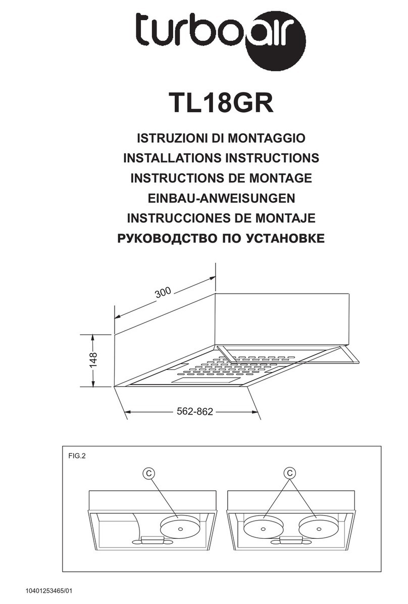 Turboair TL18GR User manual