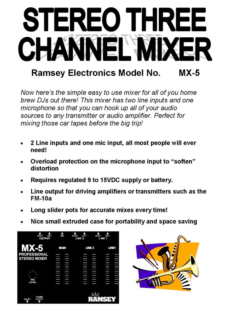 Ramsey Electronics MX-5 Assembly and instruction manual