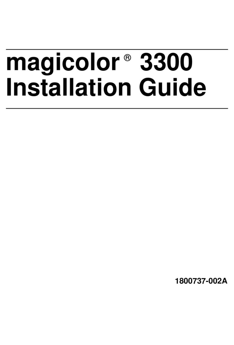 Konica Minolta Magicolor 3300 User manual Konica Minolta Magicolor 3300 User manual