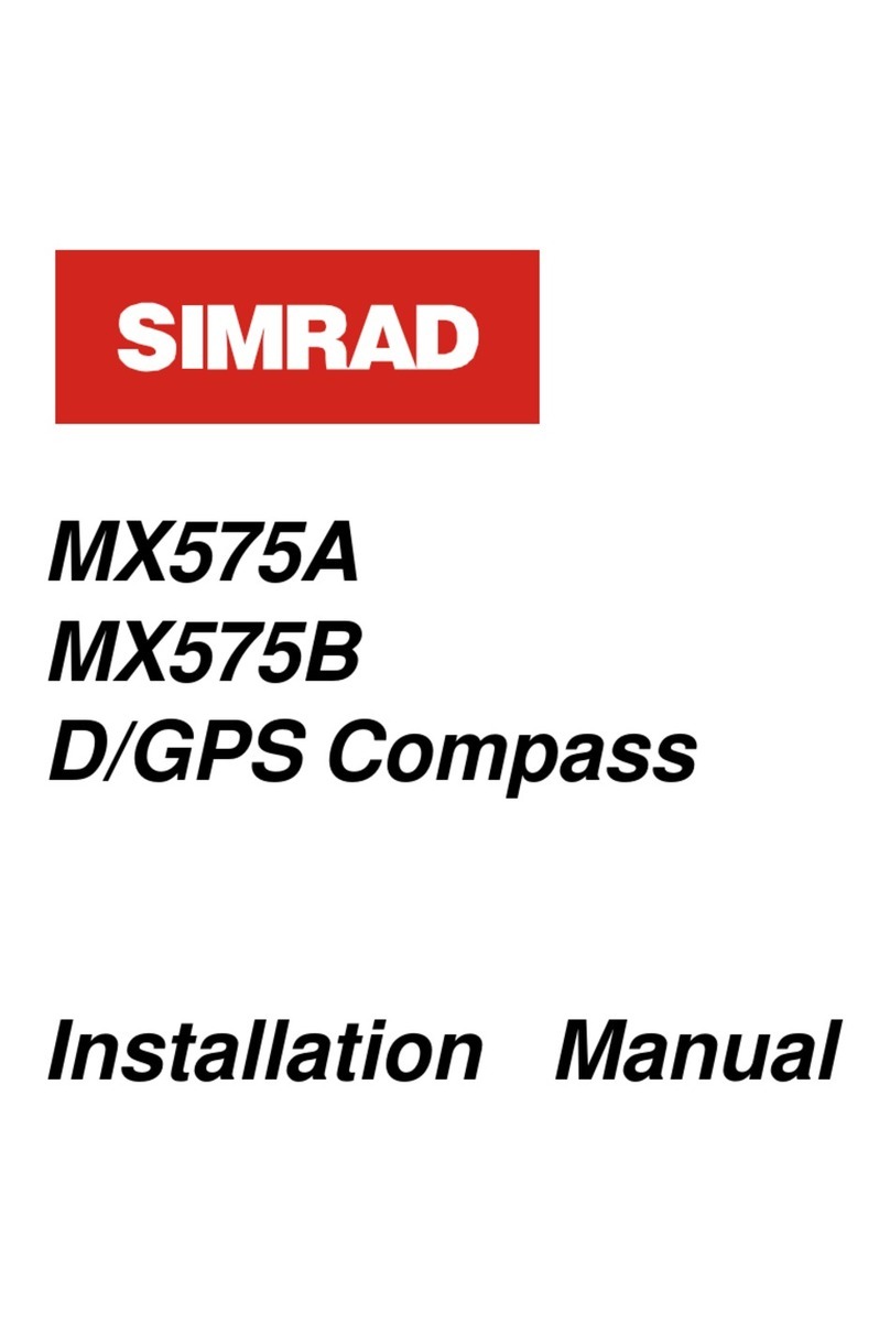 Simrad MX575A User manual