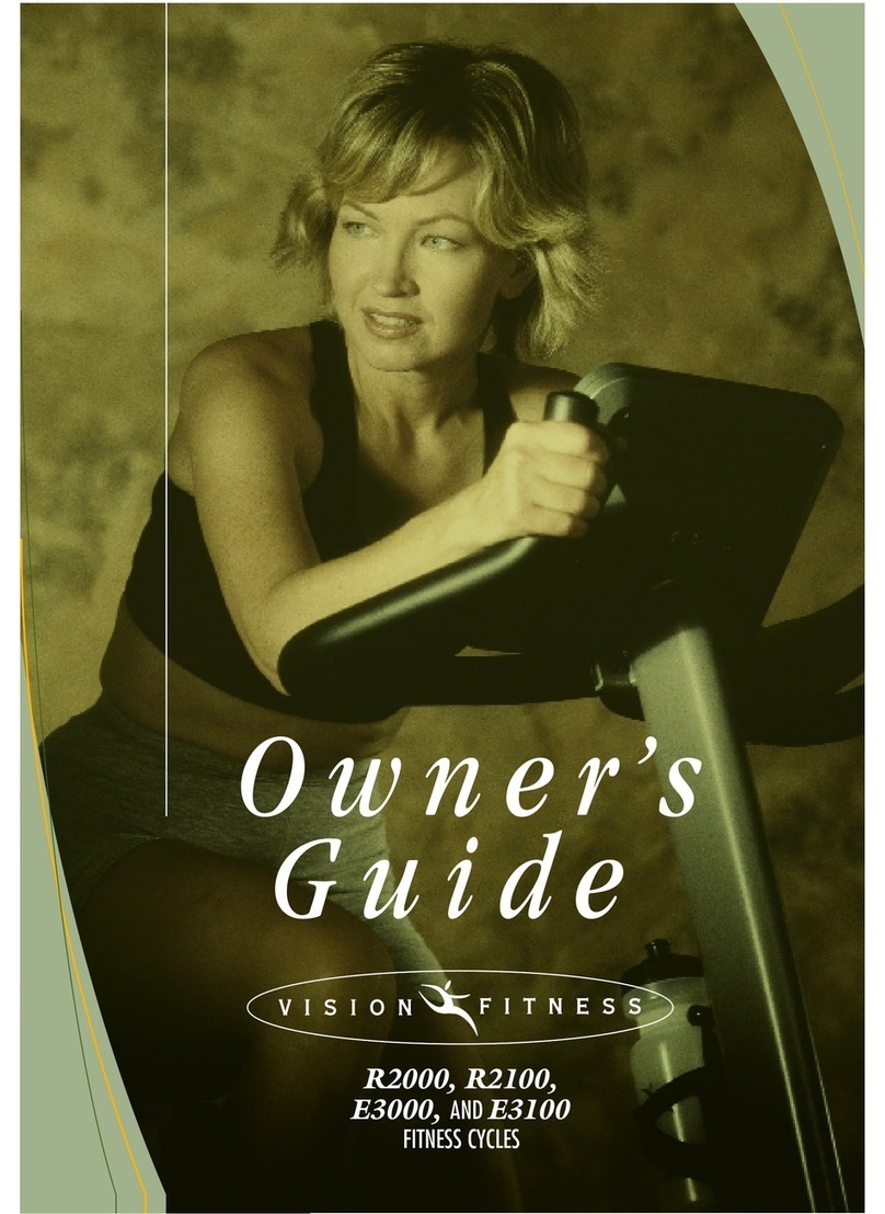 Vision Fitness R2000 owner's guide Vision Fitness R2000 owner's guide
