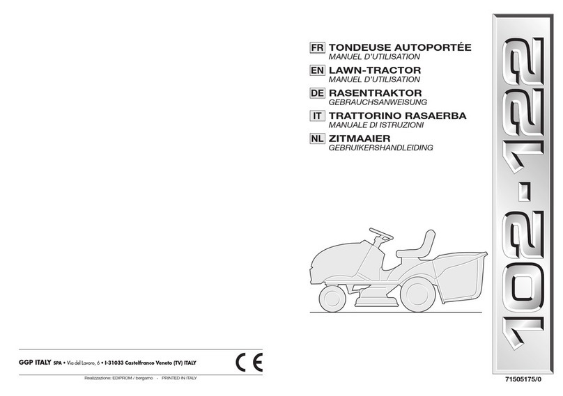 GGP ITALY SPA 102-122 user manual