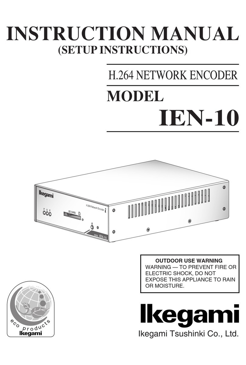 Ikegami IEN-10 User manual