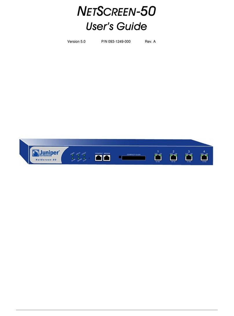 Juniper NetScreen-50 user guide