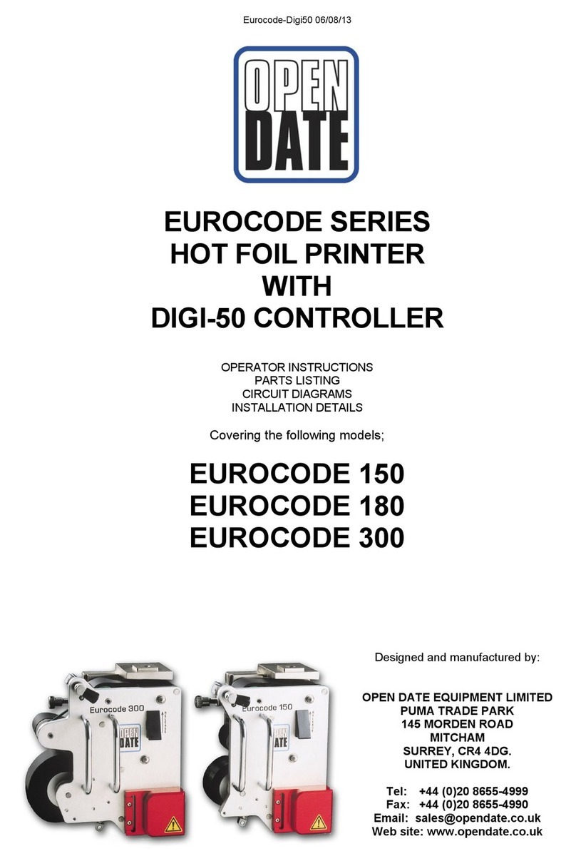 Open Date EUROCODE 150 Specifications