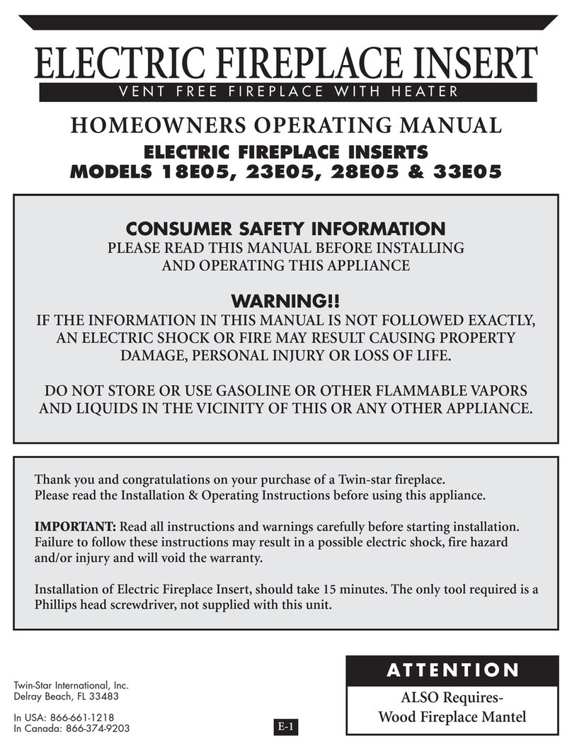 Twin-Star International 18E05 operating manual