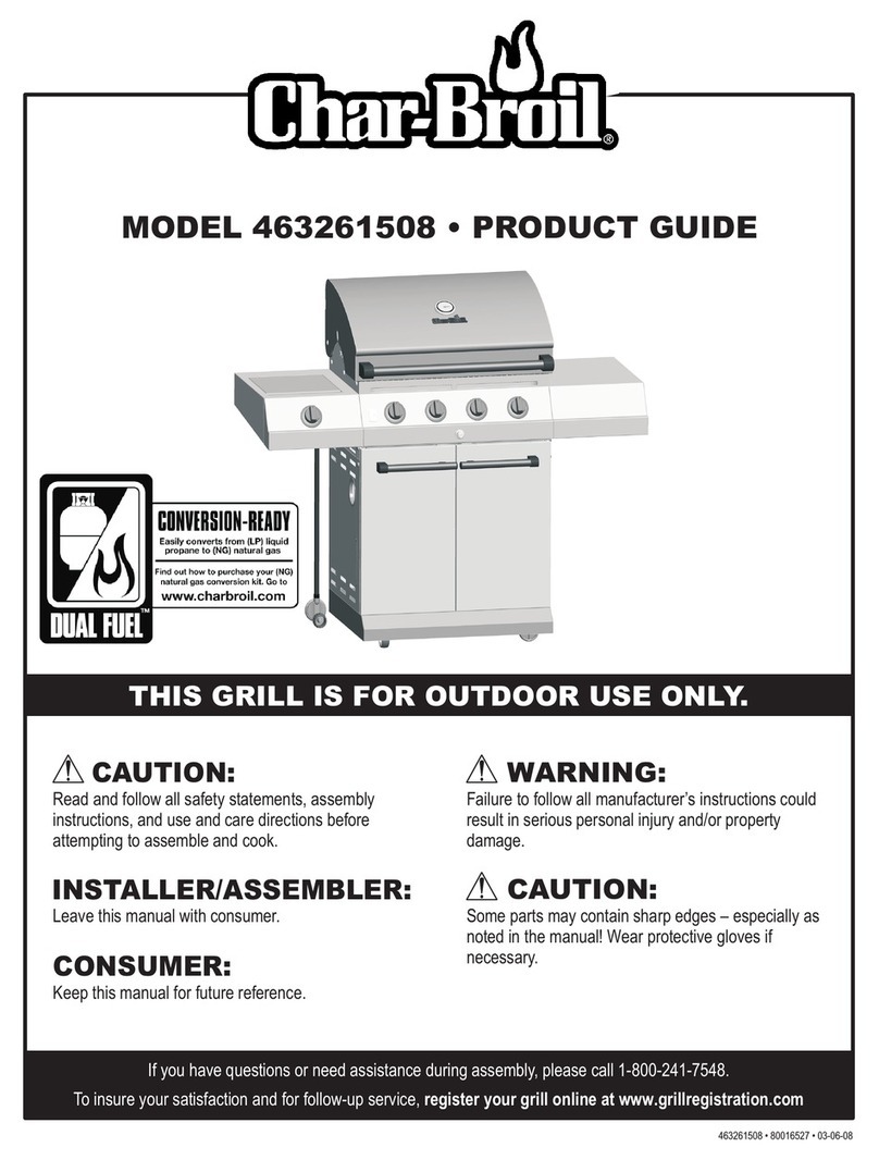 Char-Broil 463261508 Product guide